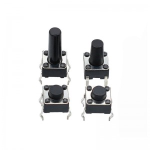 TC-00104 tactile switch Through Hole Vertical