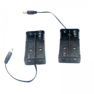 18650S2-DC5521 （without cap）AA battery Holder to DC Plug