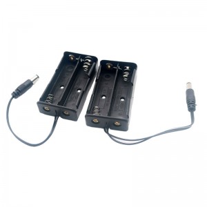18650S2-DC5521 （without cap）AA battery Holder to DC Plug