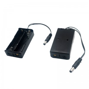 18650S2-DC5521 （without cap）AA battery Holder to DC Plug