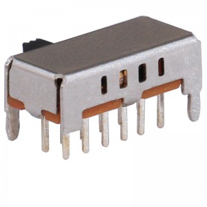 SK-24D02 right angle through hole 2P4T slide switch