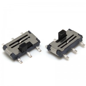 MS-22C02 vertical SMT 2P2T mini slide switch