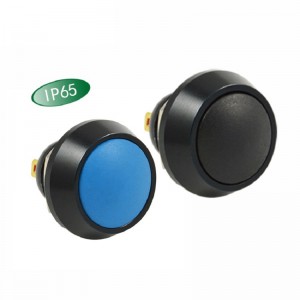 PLM12-11M-BB-NNN-A6-S Metal push button switch SPST,OD12mm lock or non-lock with(without) LED