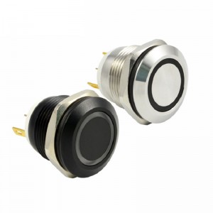 PLM19-11M-F-PG3-S0 Metal push button switch SPST,OD19mm lock or non-lock with LED
