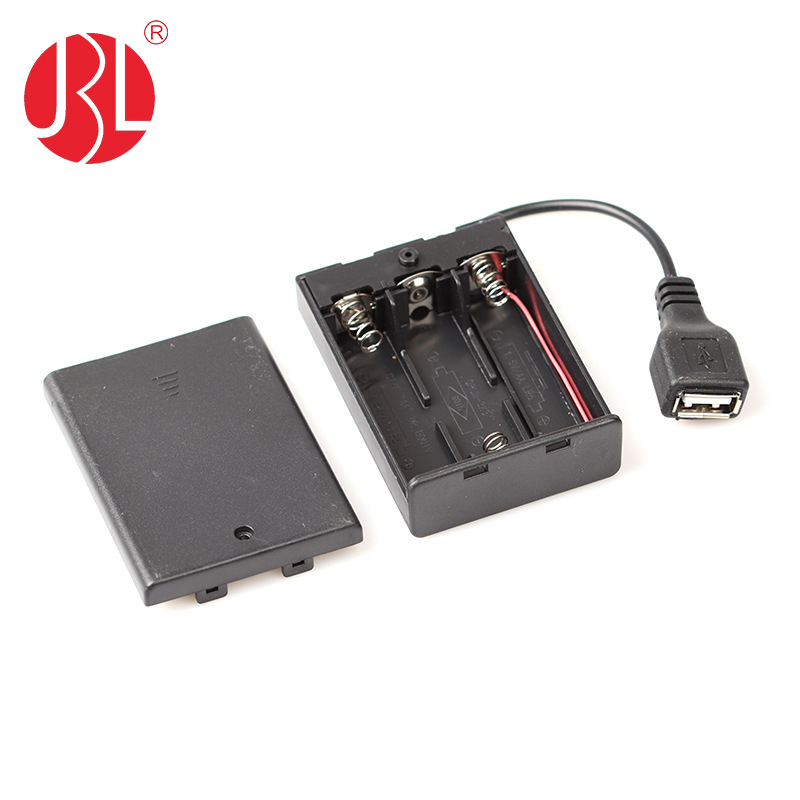 3 AA battery holder with USB A jack (7)