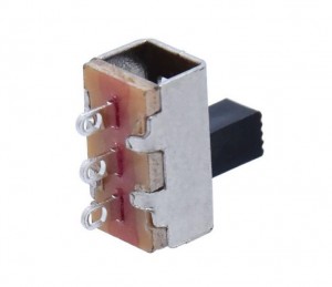 SS-12F32 vertical through hole 1P2T slide switch