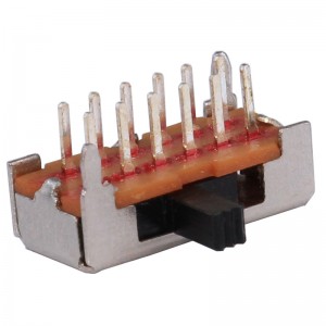 SK-24D02 right angle through hole 2P4T slide switch