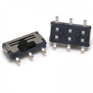 MS-22C02 vertical SMT 2P2T mini slide switch