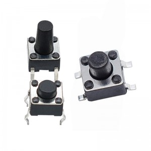 TC-00104 tactile switch Through Hole Vertical