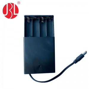 4 AA Battery holder to DC plug