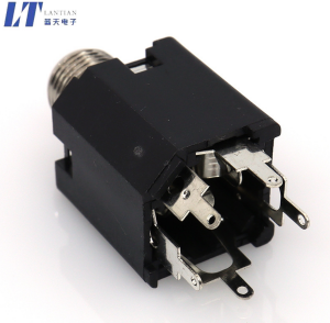 PJ-612 6.35mm right angle audio jack SJ-63083D