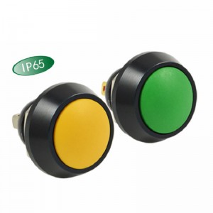 PLM12-11M-BB-NNN-A6-S Metal push button switch SPST,OD12mm lock or non-lock with(without) LED