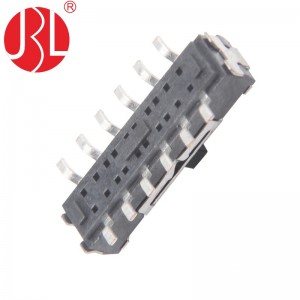 MS-42D20 vertical SMT 4P2T mini slide switch