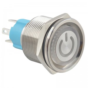PSM16-11Z-P-RG3-S0 Metal push button switch SPDT,OD16mm lock or non-lock with LED
