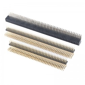 JINBEILI High quality Pin Header PH 1.27mm 1.0mm 2.0mm  2.54mm Pitch Single Double Row Male Connector Pin Header Connector right angle vertical SMT DIP type