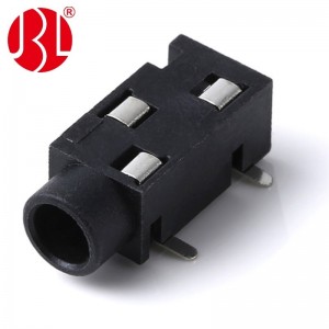 PJ-320B 3.5mm Audio socket 3pin right angle SMT type
