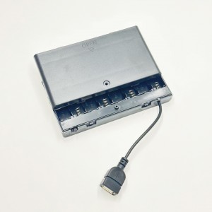 8 AA Battery holder to USB A Jack