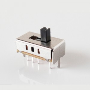 SS-23D07 vertical through hole 2P3T slide switch