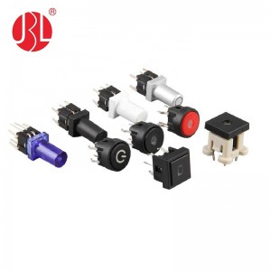 JBL 6*6 Illuminated tactile swith DIP type with round cap and the led colors can be customized.