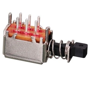 PS-22E05 Push Button Switch Through Hole right angle