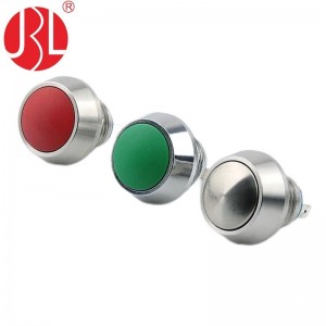 IPX5 Waterproof JBL12G Series 2Pin Mini Switch 12mm momentary Push button Switch reset Non-locking metal switch