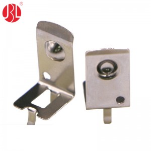 BC-AA-1-NI battery holder plug box Metal Coin cell retainer Leaf Battery Spring Contact