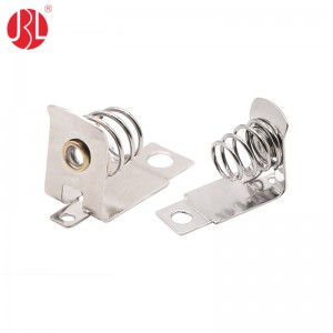 BC-AAA-8-NI battery holder plug box Metal Coin cell retainer Leaf Battery Spring Contact