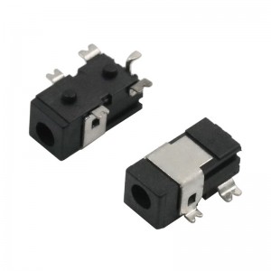 DC-011C DC Jack DCJ065-05-A-K1-A Power Barrel Connector Jack 0.70mm ID 2.35mm OD 0.093 Surface Mount Right Angle
