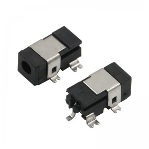 DC-011C DC Jack DCJ065-05-A-K1-A Power Barrel Connector Jack 0.70mm ID 2.35mm OD 0.093 Surface Mount Right Angle