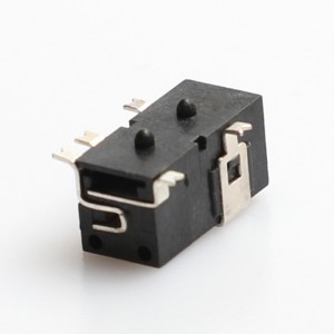 DC-098-0.75 Power Barrel Connector Jack 2.55mm ID (0.100″) 5.50mm OD (0.217″) Surface Mount Right Angle