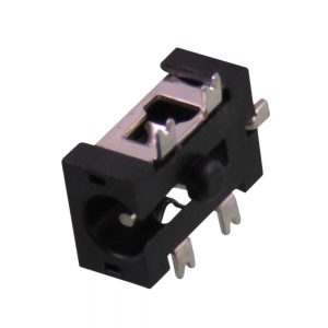 DC-099 Power Barrel Connector Jack 2.50mm ID (0.098″) 5.50mm OD (0.217″) Surface Mount Right Angle