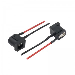 DC-005 DC Socket Wire Harness 4 Position Cable Assembly Rectangular Socket to Individual Wire