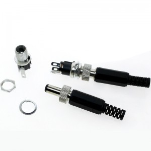 DC5521-L11M8 5.5*2.1 mm Sealed DC Plug Free Hanging