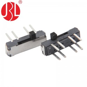MK-23D38 right angle through hole 2P3T mini slide switch