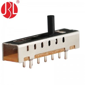 SS-16F01 SP6T Slide switch through hole vertical DIP type 01