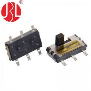 MS-22C01 vertical SMT 2P2T mini slide switch