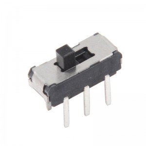 MS-22D16 vertical through hole 2P2T mini slide switch