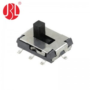 MS-22D38 vertical SMT 2P2T mini slide switch
