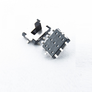 MS-22D38 vertical SMT 2P2T mini slide switch