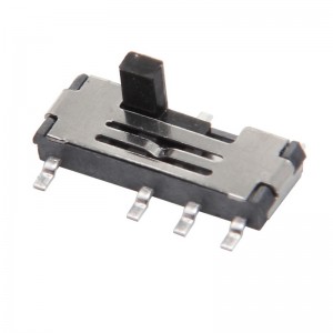 MS-23C01 vertical SMT 2P3T mini slide switch