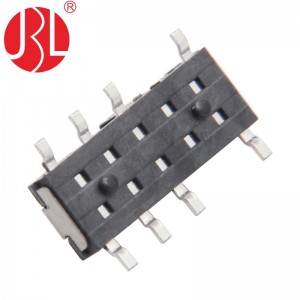 MS-23C01 vertical SMT 2P3T mini slide switch