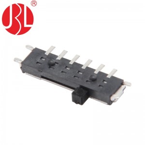 MK-14C01 right angle SMT 1P4T mini slide switch