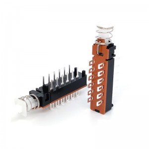 PBS-42H01L-F18 Push Button Switch Through Hole right angle