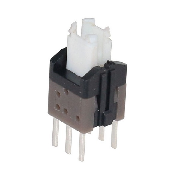 PB 22E68 5,8 mm x 5,8 mm Interruptor de botão DPDT com LED Interruptor de botão com LED