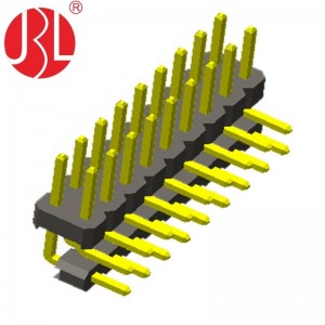 PH1.0 pin header double rows through hole right angle DIP