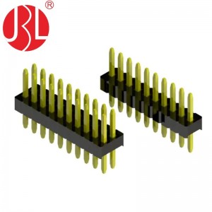 PH1.27 PIN HEADER  DOUBLE ROWS THROUGH HOLE VERTICAL DIP