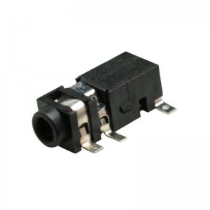 PJ-208D 2.5mm SMT right angle audio jack