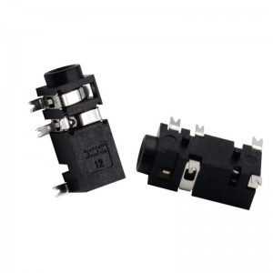 PJ-208D 2.5mm SMT right angle audio jack