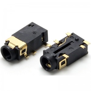 PJ-3160 3.5mm SMT right angle audio jack SJ2-35954A-SMT-TR