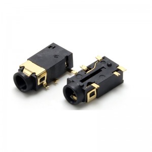 PJ-3160 3.5mm SMT right angle audio jack SJ2-35954A-SMT-TR